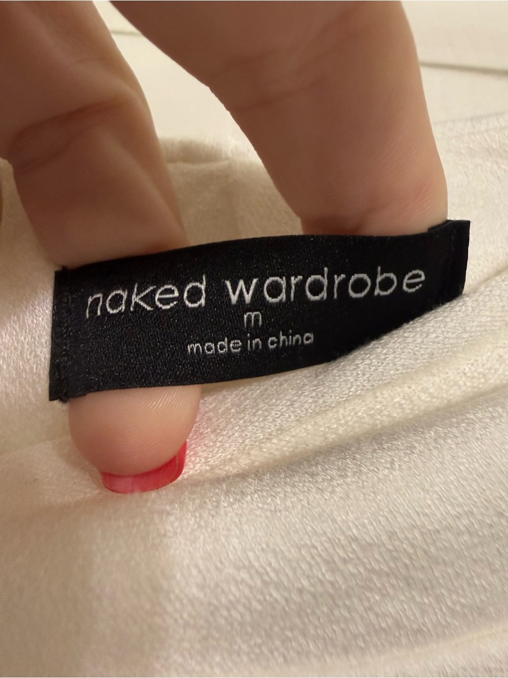 naked wardrobe White Maxi Skirt with Twist Front - Picture 3 of 4